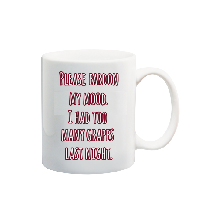 Printed Mug  - Pardon my Mood