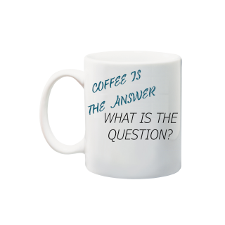 Printed Mug  - Coffee is the Answer