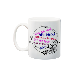 Printed Mug  - Lemons