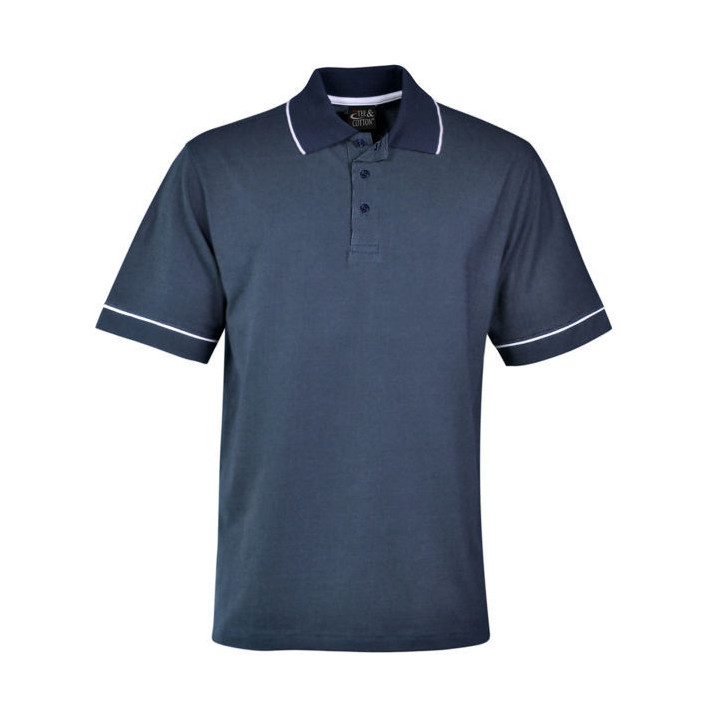 Classic Microdot Polo Navy