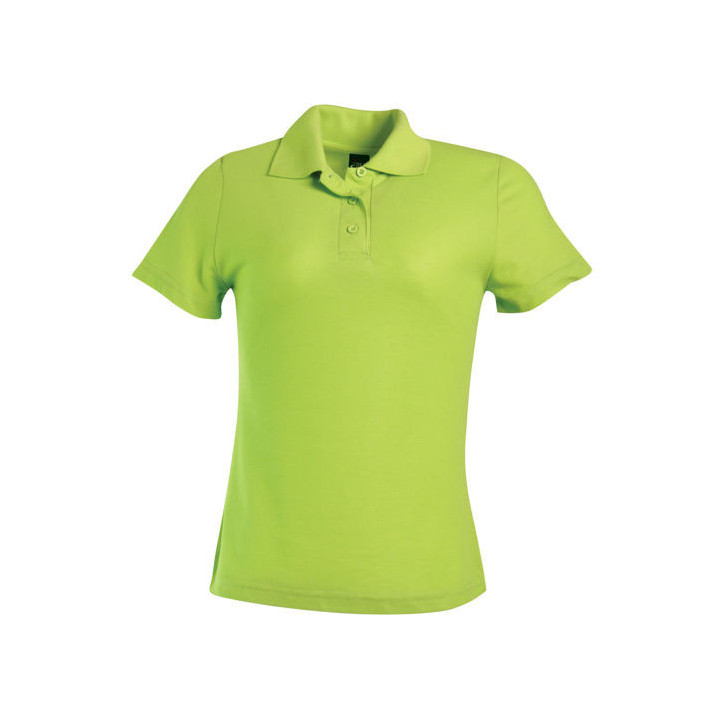 Ladies Pique Polo lime