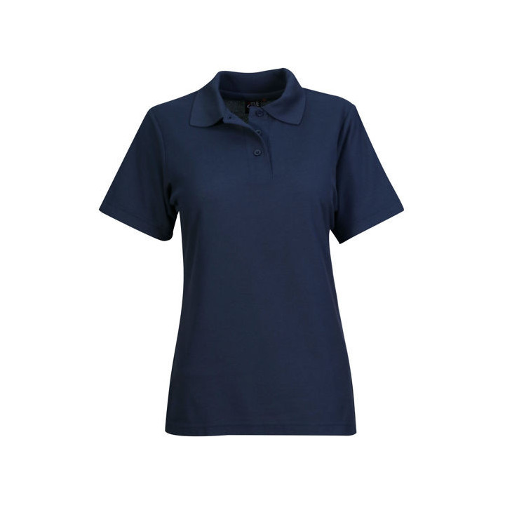 Ladies Pique Polo navy
