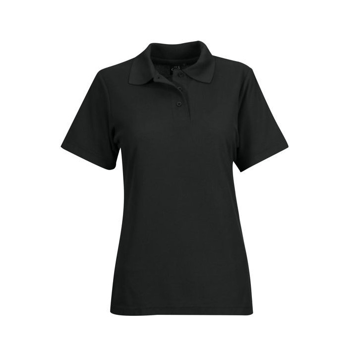 Ladies Pique Polo black