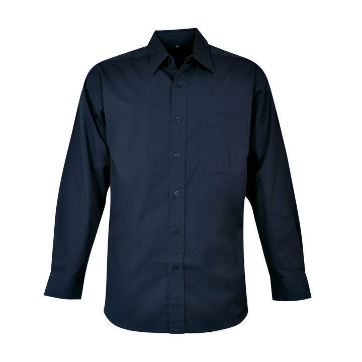 Classic Woven Shirt - Long Sleeve - Workwear navy