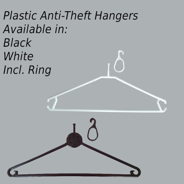 Hangers - 20 x Anti-Theft (Plastic)