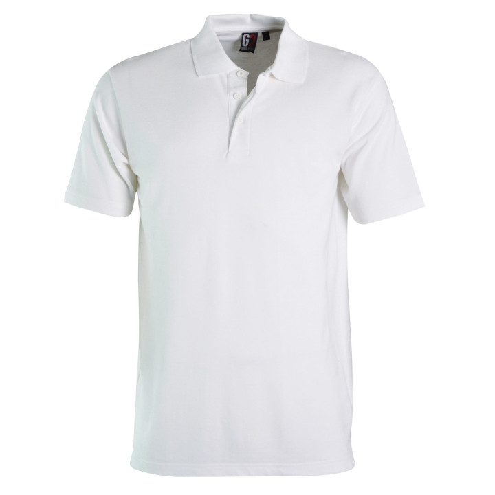 Men's Heavy Weight Polo (240g) white