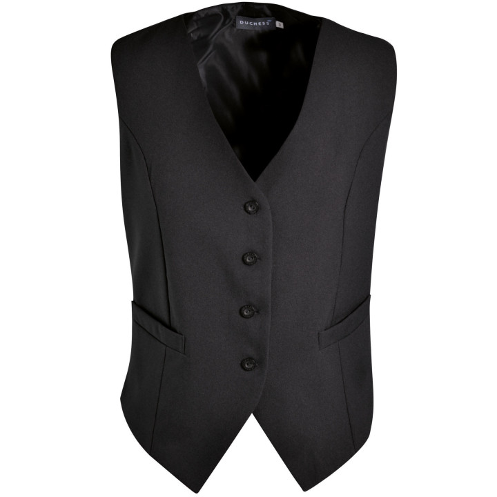 Ladies Formal Waistcoat - Paula black
