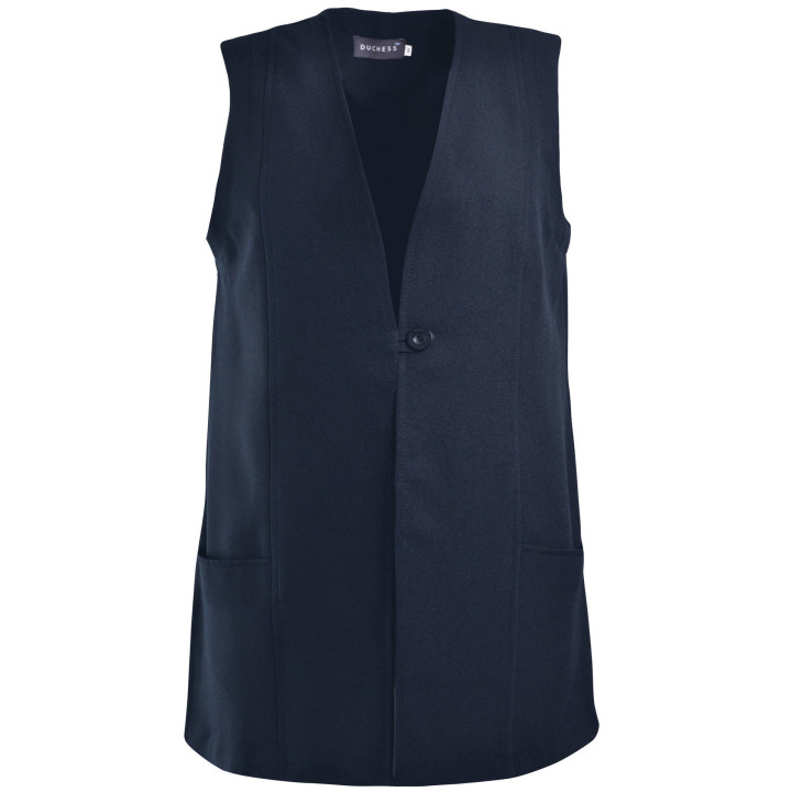 Ladies Sleeveless Jacket - Freya Gilet navy