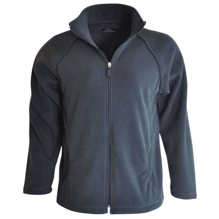 Ladies Classic Microfiber Polar Fleece charcoal