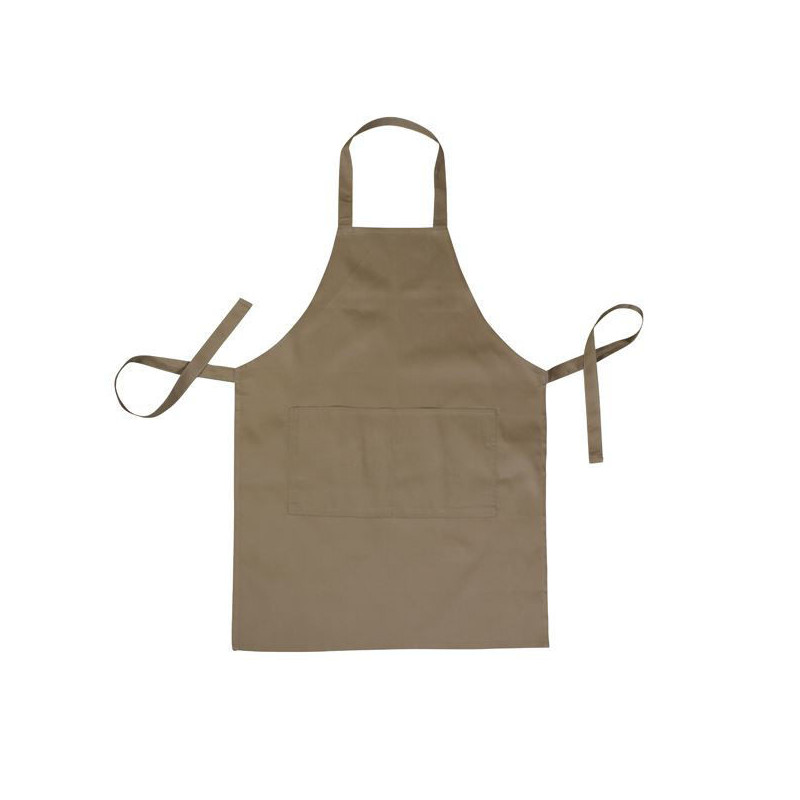 Bib Apron khaki side