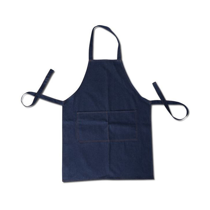 Bib Apron denim side