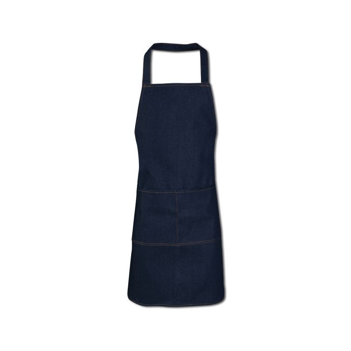 Bib Apron khaki  denim