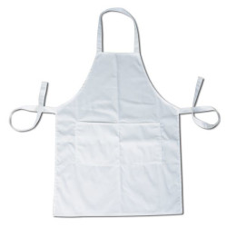 Bib Apron white side