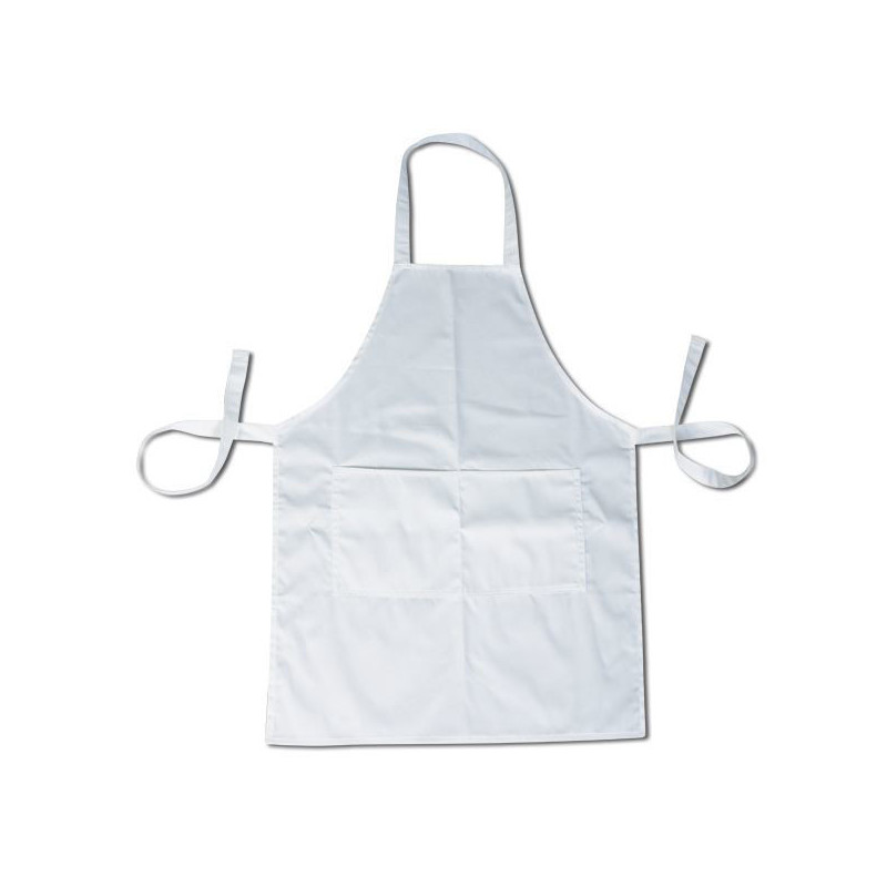 Bib Apron white side