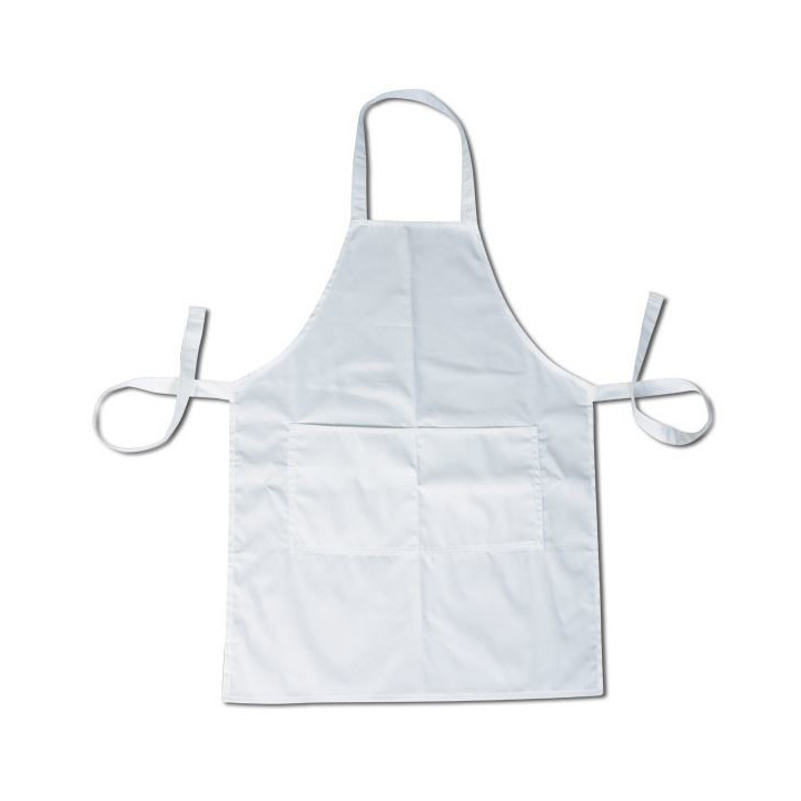 Bib Apron white side
