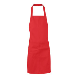 Bib Apron red