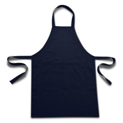 Bib Apron navy side