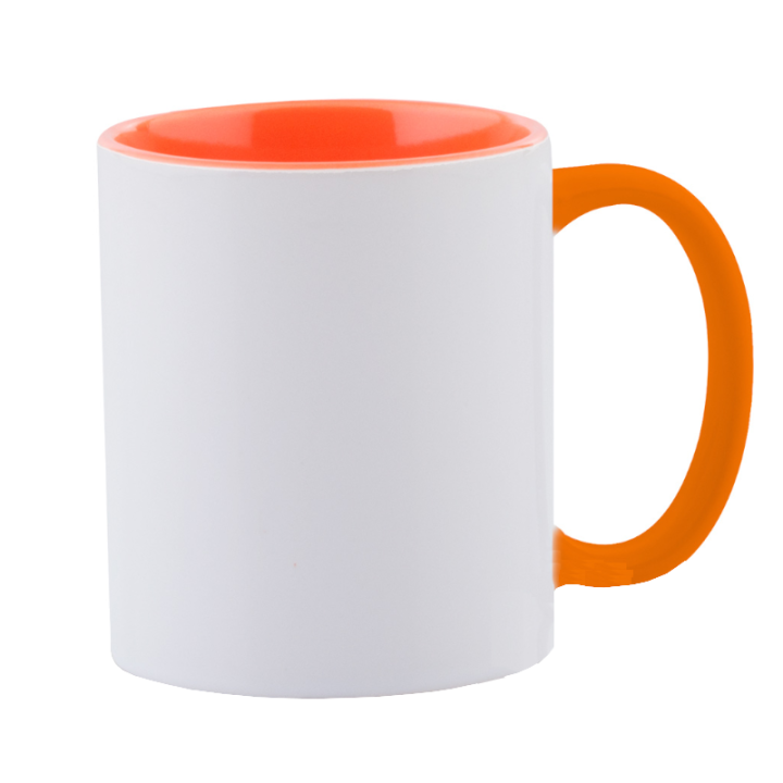 Custom Printed Mug - Color - Mug Printing orange 1