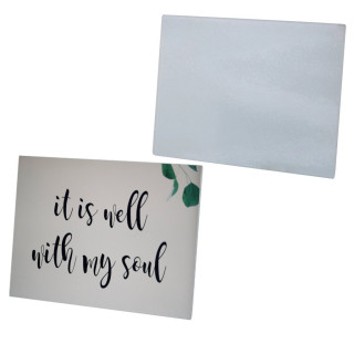 Brandable Cutting Board - Glass (A4)