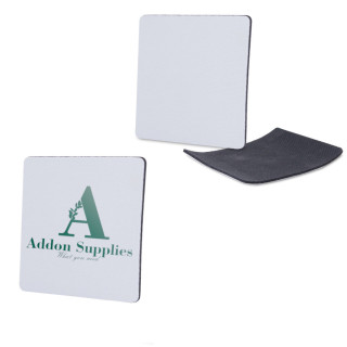 Brandable Square Coasters - Rubber