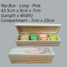 Tea Box (Long) - Pine