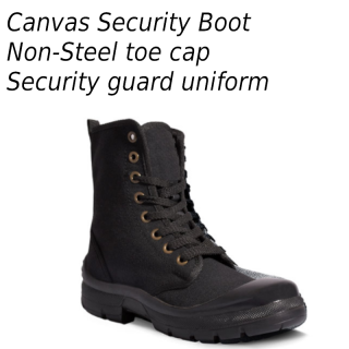 Safety Boot - Canvas - Security Guard Uniform