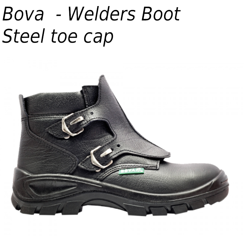 Welders Boot with buckle BOVA Shoe Size 4