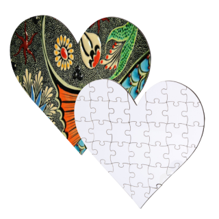 Heart Wooden Puzzle 35PC x 3