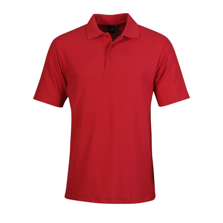 175g Classic Pique Knit Polo RED