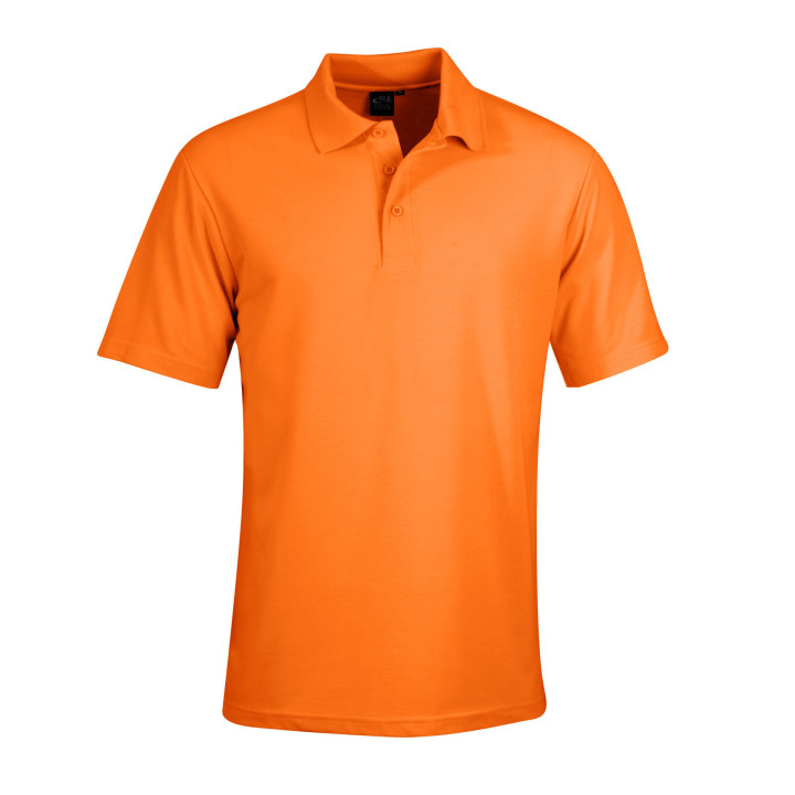 175g Classic Pique Knit Polo orange