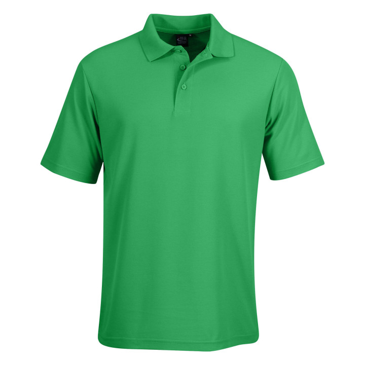 175g Classic Pique Knit Polo emerald