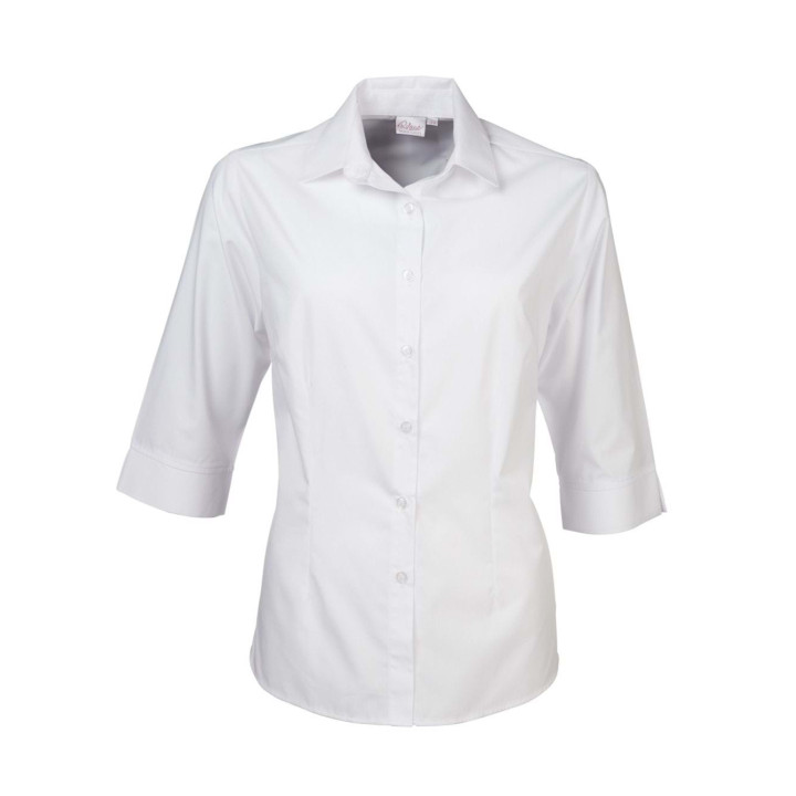 Ladies 3/4 Blouse - Cathy P070 white