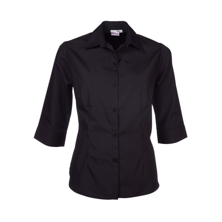 Ladies 3/4 Blouse - Cathy P070 black