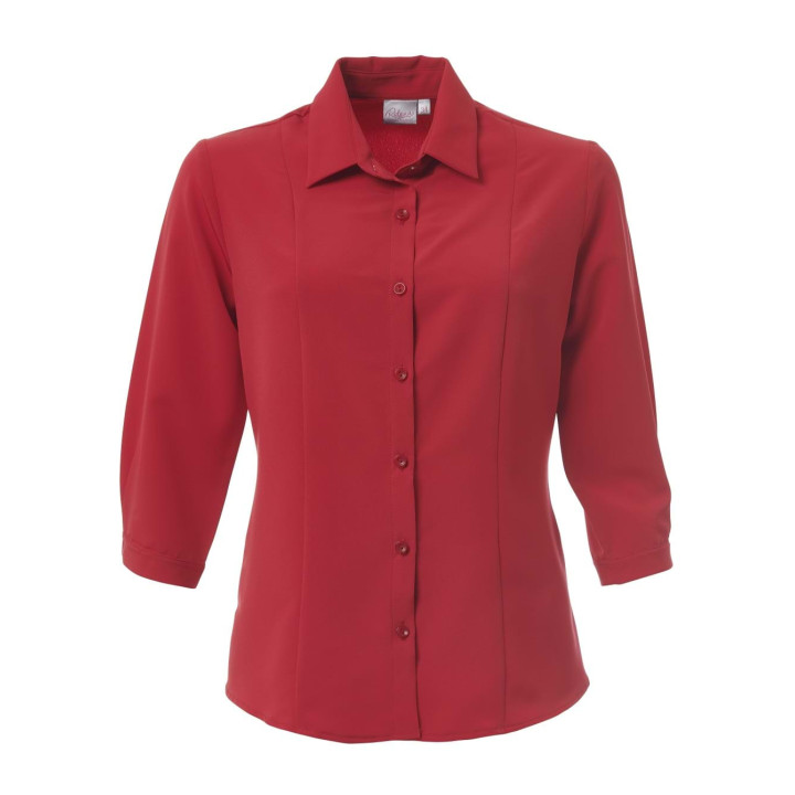 Ladies 3/4 Blouse - Faith K225 red