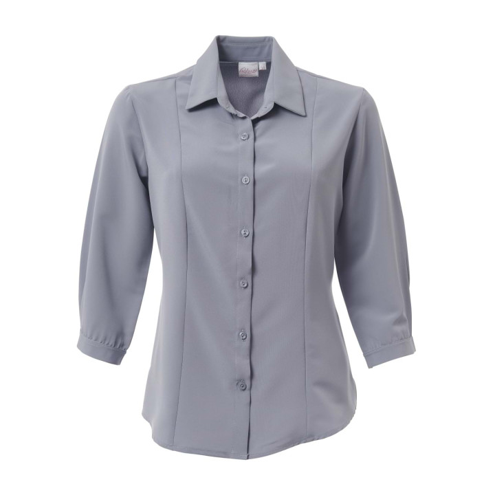 Ladies 3/4 Blouse - Faith K225 grey