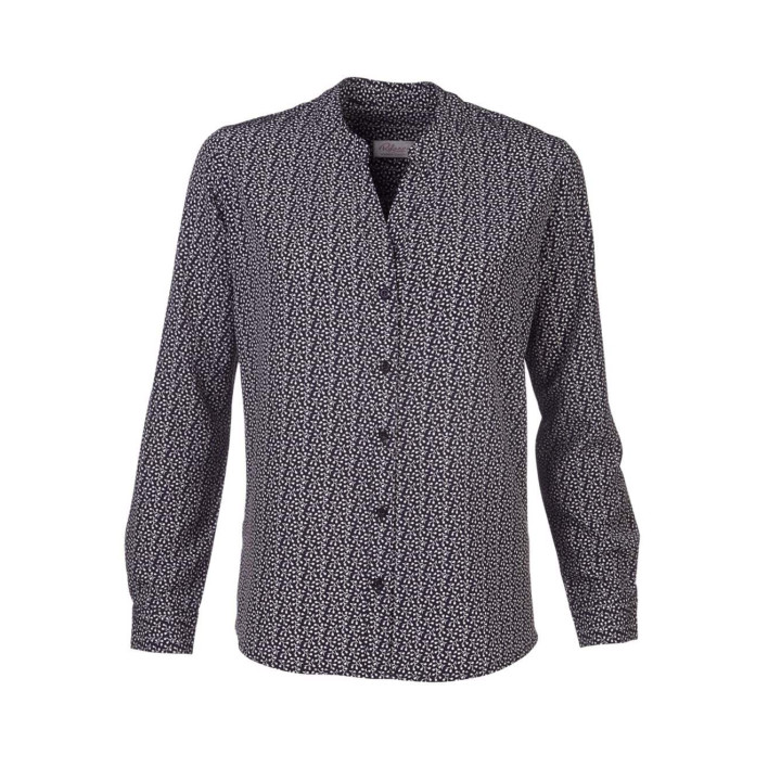 Ladies Long Sleeve Blouse - Milla K221 navy