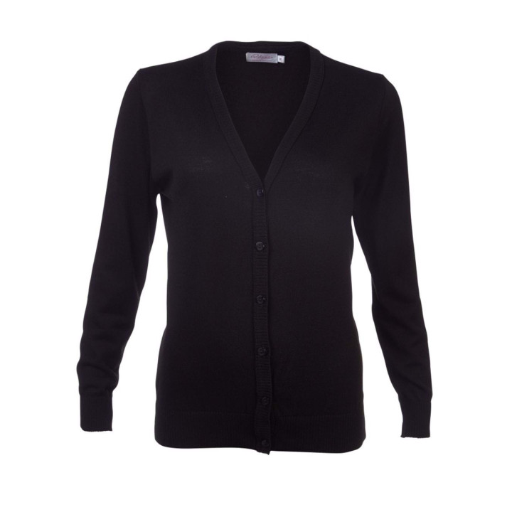 Ladies Long Sleeve Cardigan - Kate black