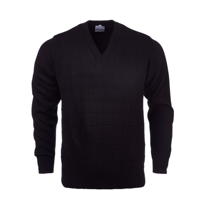 Men's Deluxe Long Sleeve Pullover black