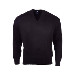 Men's Basic Long-sleeved Pullover black