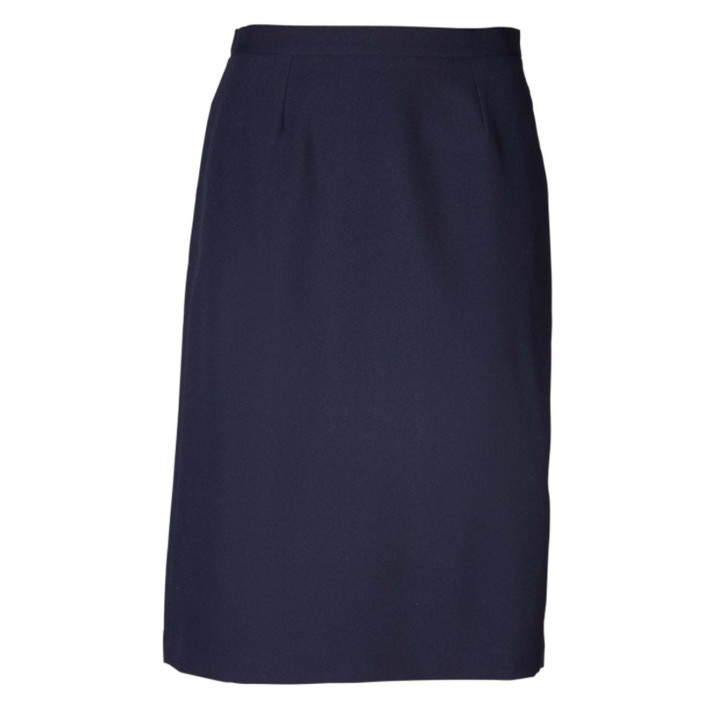 Ladies Short Pencil Skirt - Emma navy