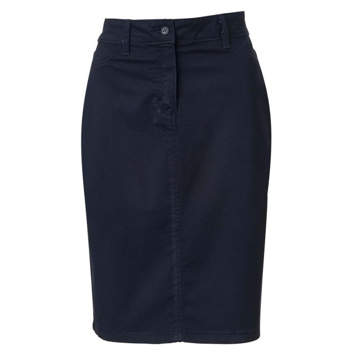 Ladies Chino Skirt - Madison Navy