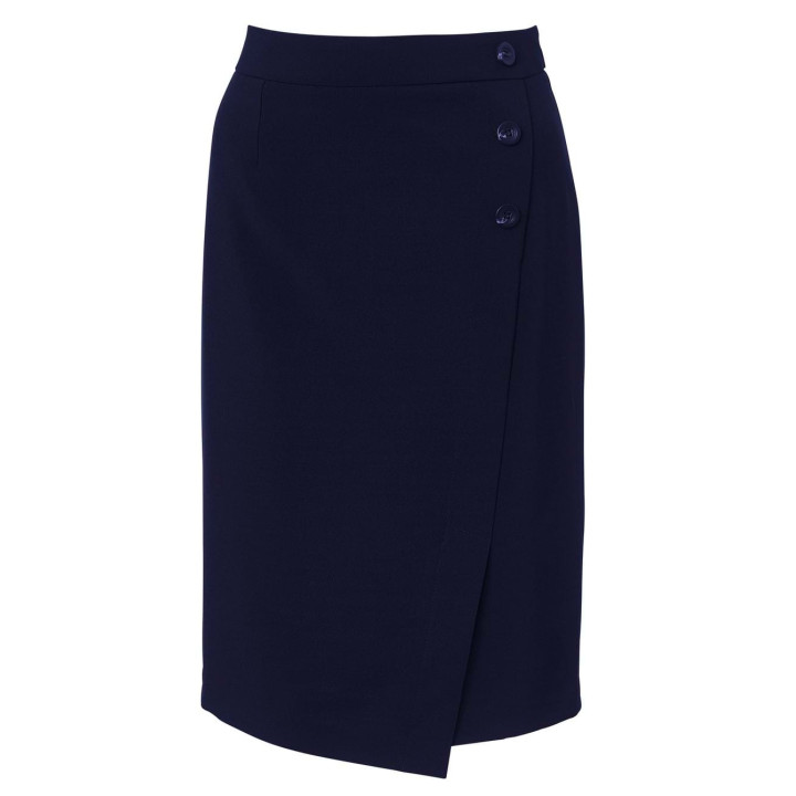 Ladies Pencil Skirt - Freya navy