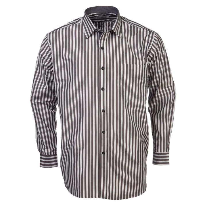 Men's Long Sleeve Striped Shirt - N20