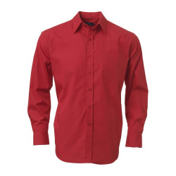 Men's Long Sleeve Shirt - P070 red