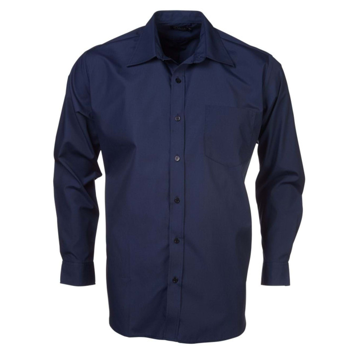Men's Long Sleeve Shirt - P070 navy