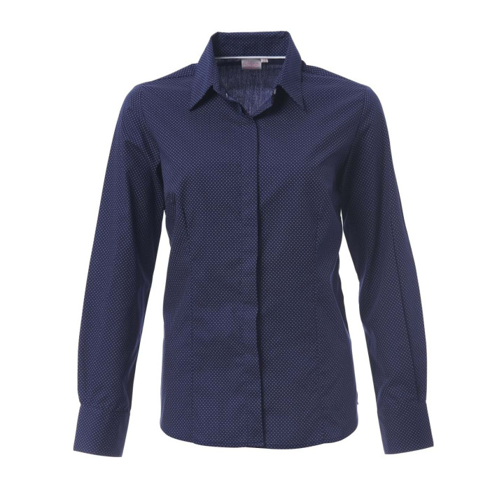 Ladies Long Sleeve Blouse - Cullinan navy
