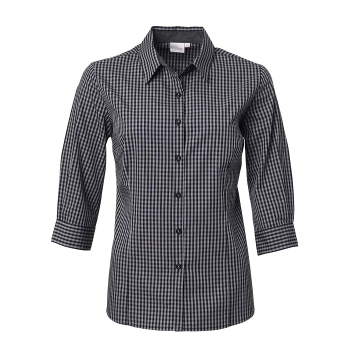 Ladies Heath 3/4 Blouse - Ellie black