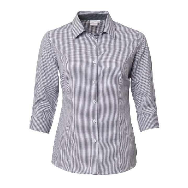 Ladies Kenmore 3/4 Blouse - Ellie grey