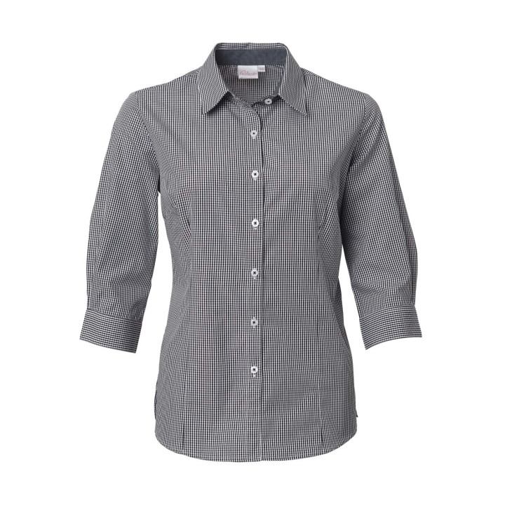 Ladies Kenmore 3/4 Blouse - Ellie black