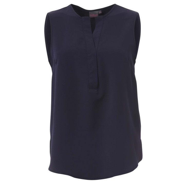 Ladies Sleeveless Blouse - Kaylee K225 navy